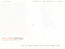Tablet Screenshot of ivydefinocpa.com